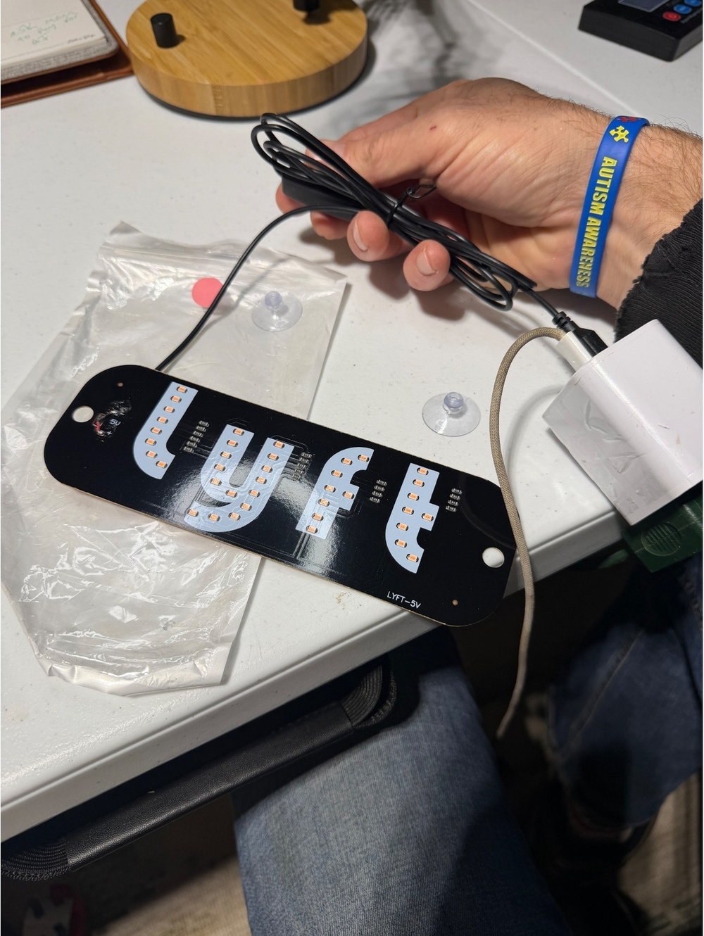 LYFT LED wall light sign